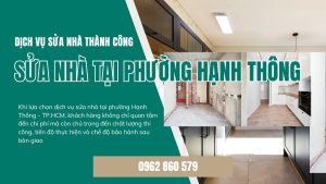 sửa nhà tại phường Hạnh Thông