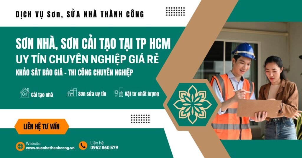 dịch vụ sơn nhà tp HCM
