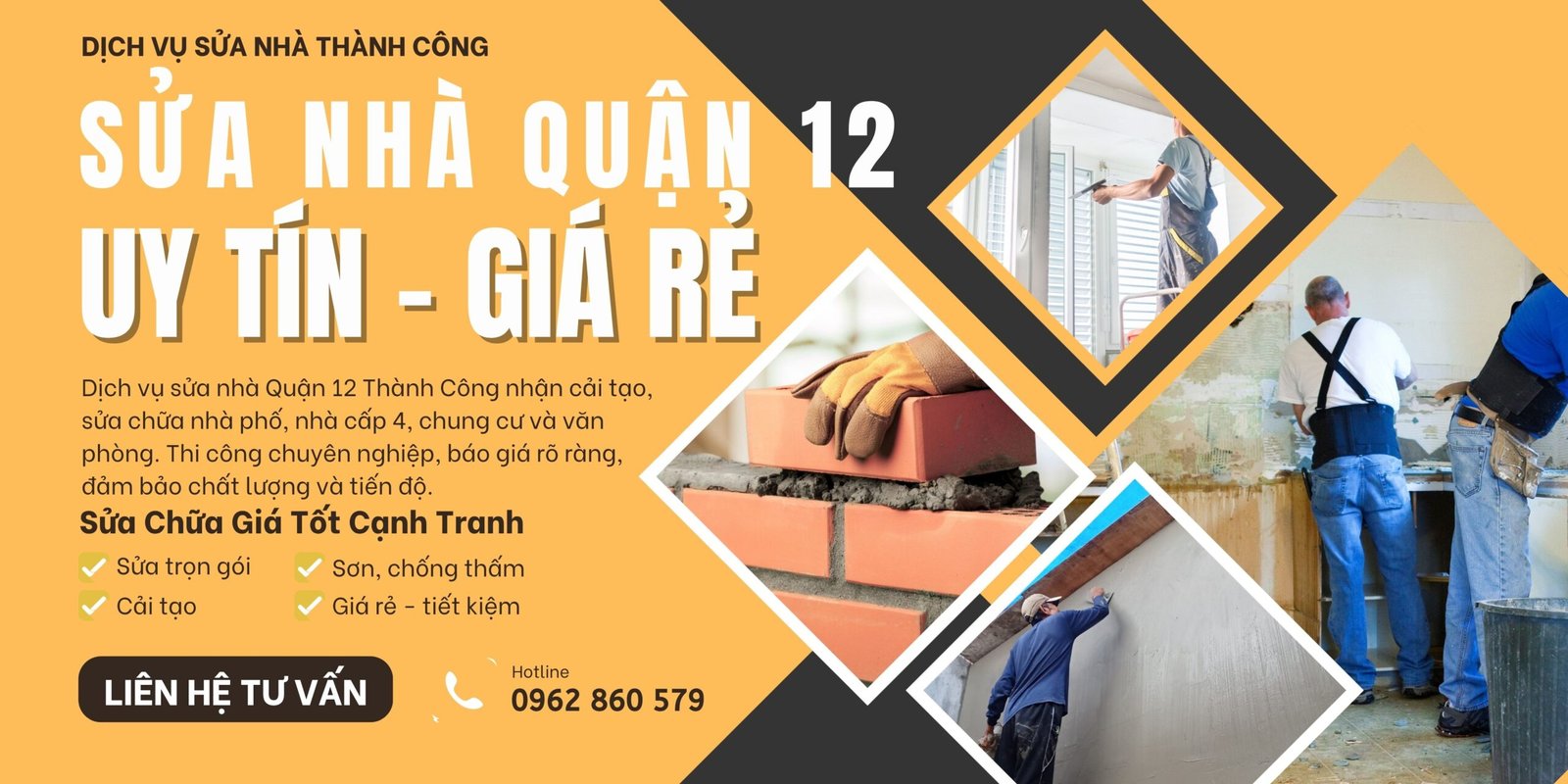 sửa nhà quận 12 - Thành Công